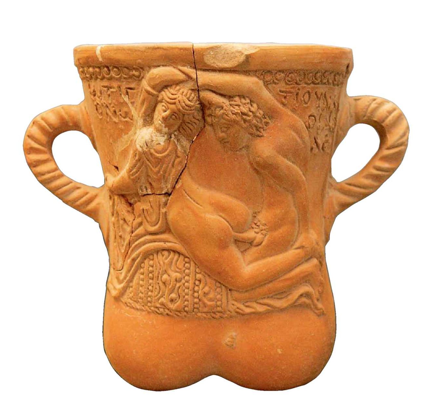 Vase à forme phallique